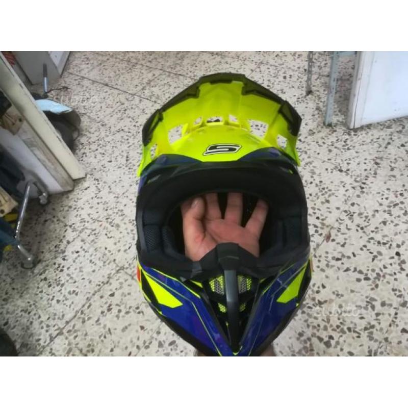 Casco cross s-line nuovo