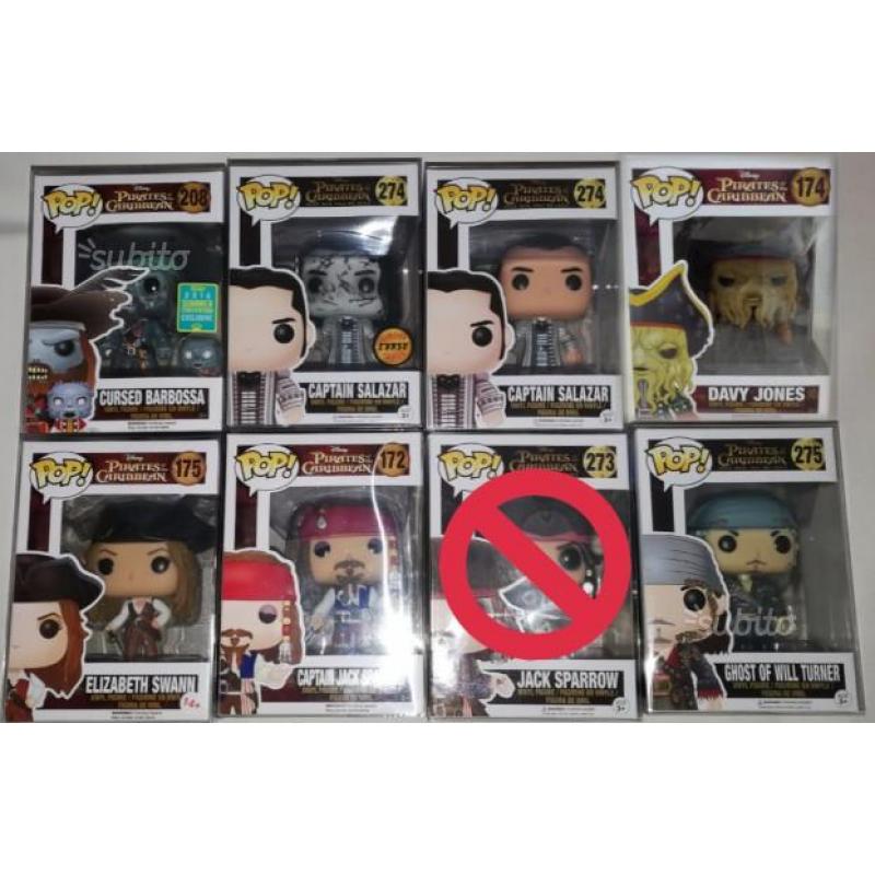 LOTTO di Pop funko Pirates of the Caribbean